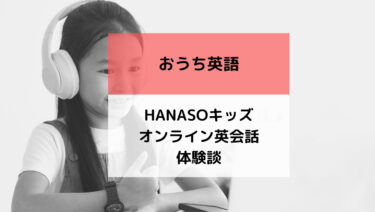 hanasoキッズオンライン英会話子どもの体験談